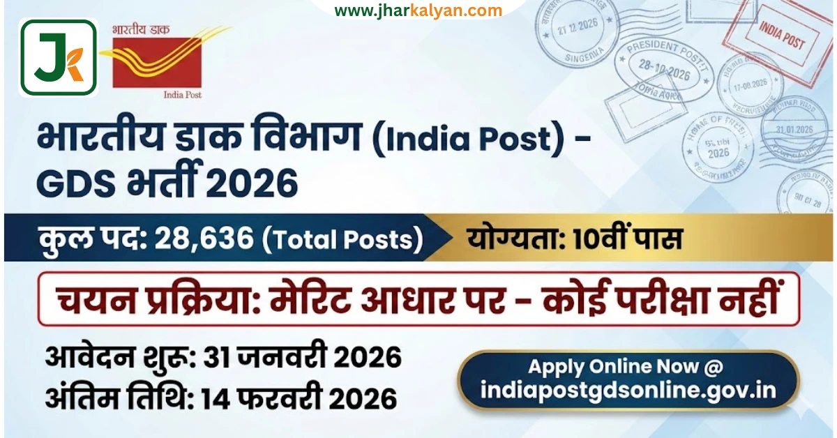 "India Post GDS Recruitment 2026 notification for 28,740 posts, 10th pass govt job without exam"