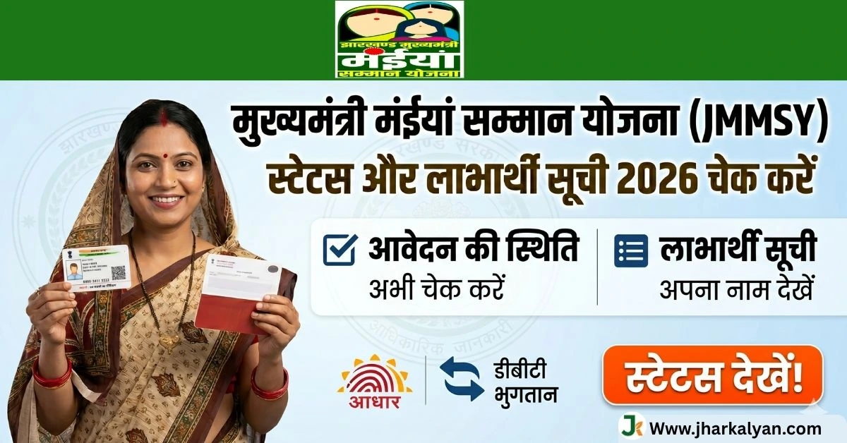 Jharkhand Maiya Samman Yojana Status Check 2026 Online Process